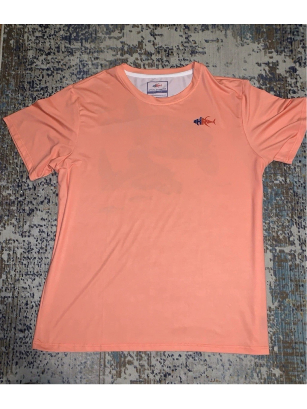 Men’s XL Fishing T-shirt Apparel By Homerun Sea Turtle UV Protection - Picture 3 of 13